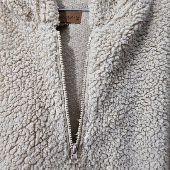 Koolaburra by UGG Brushed Back Sherpa Pullover Tan Hoodie - Picture 5 of 8
